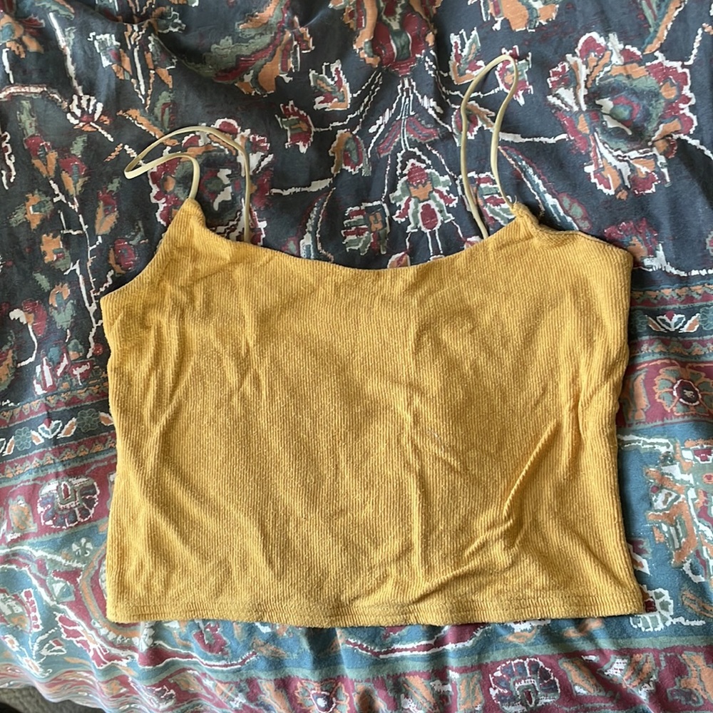 Spaghetti strap crop top